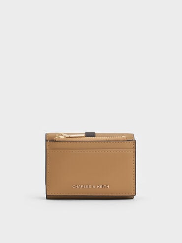 Calla Two-Tone Knotted-Strap Small Wallet, Sahara Sand, hi-res