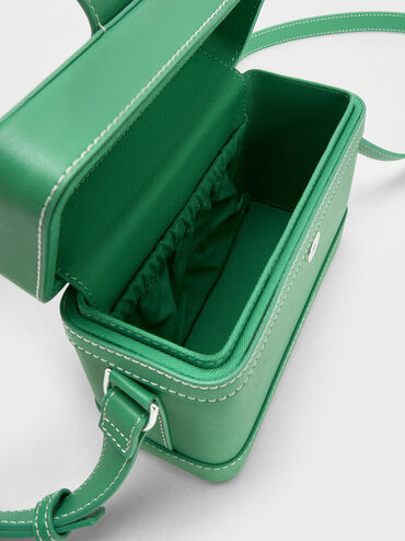 Bronte Boxy Crossbody Bag, Green, hi-res