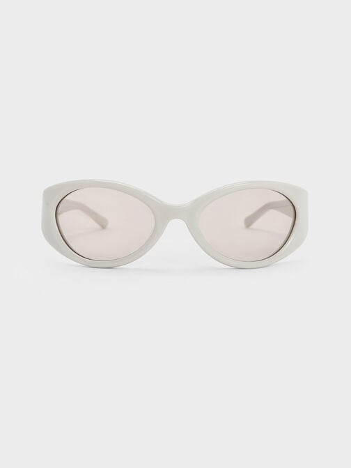 Eden Oval Sports Sunglasses, Chalk, hi-res