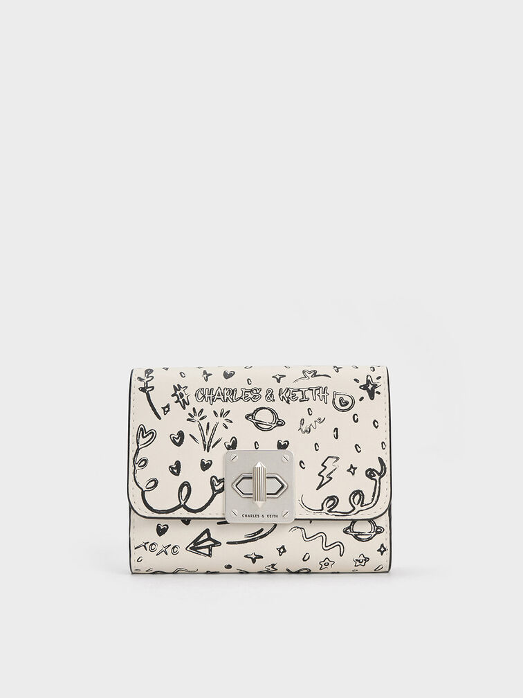 Tillie Printed Wallet, Multi, hi-res