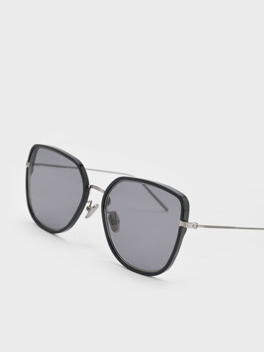 Lisbeth Butterfly Sunglasses, Noir, hi-res