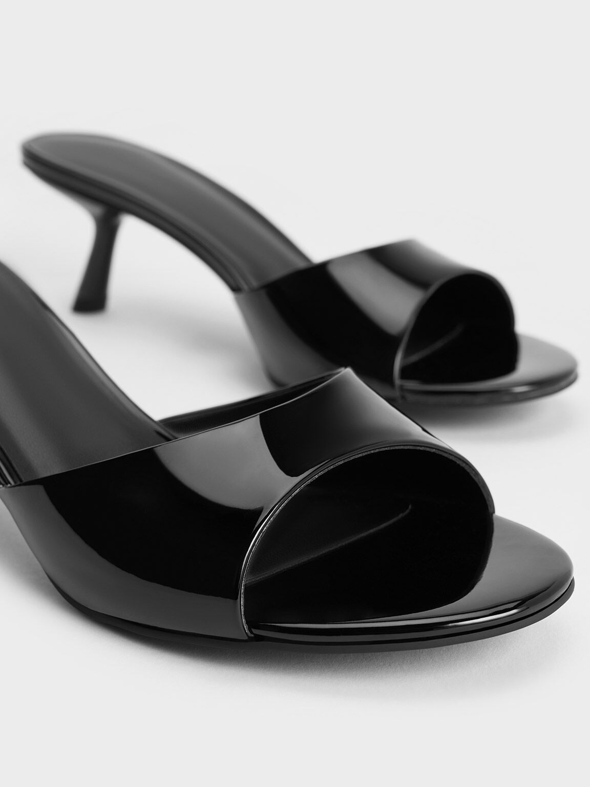 Patent leather mule heels deals