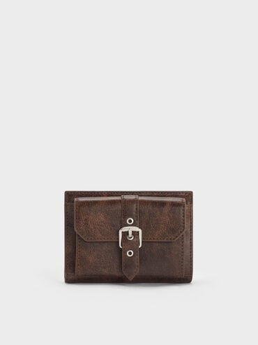 Blaise Grommet-Belt Wallet, Distressed Coffee, hi-res
