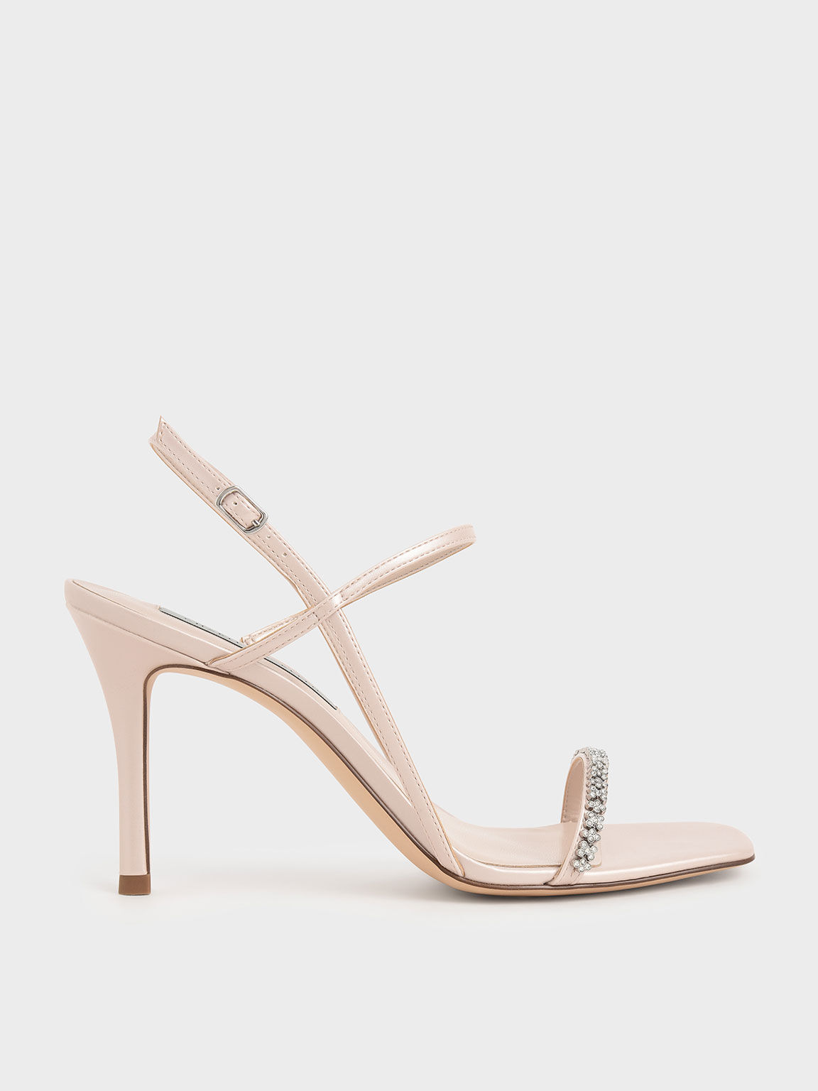 Embellished strappy heels outlet