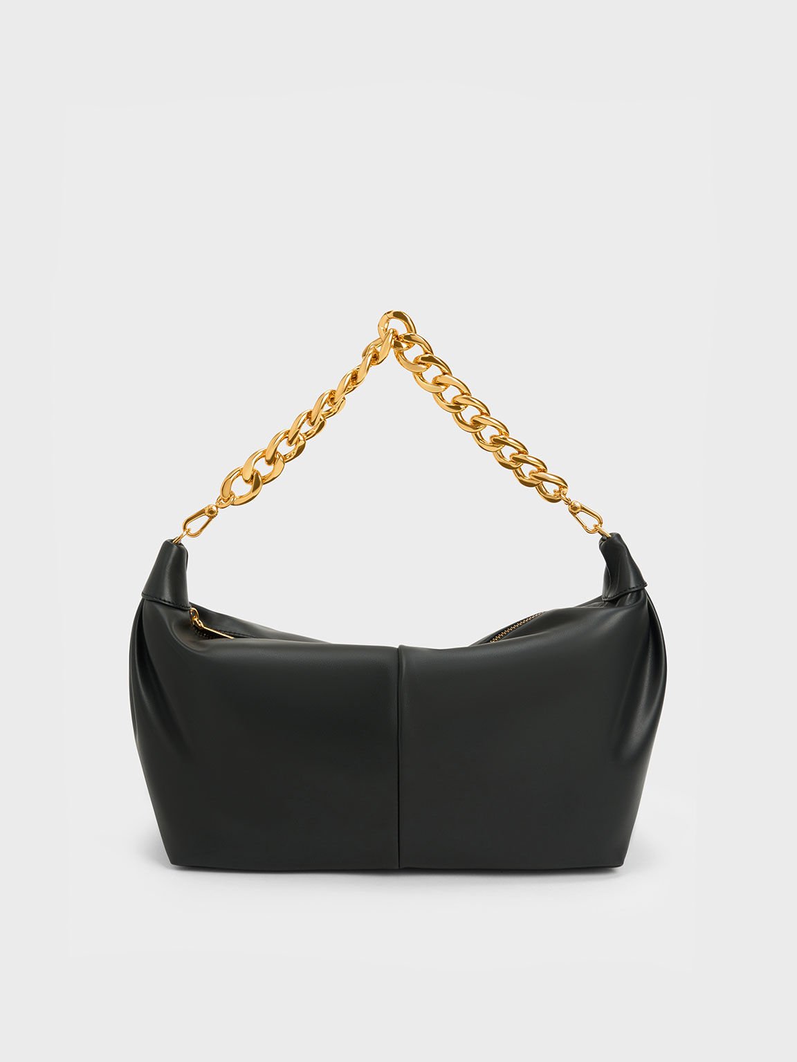 Chunky chain link shoulder bag charles and keith online