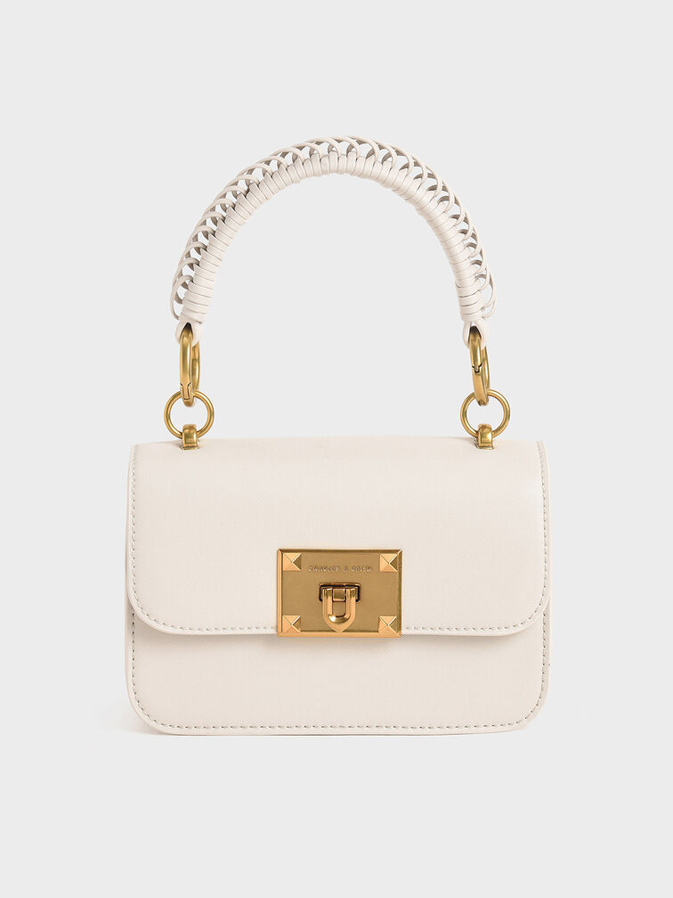 Raleigh Top Handle Bag, Ivory, hi-res