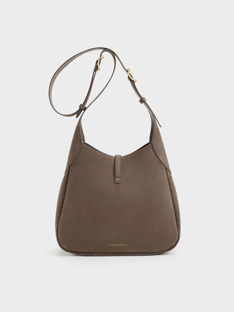 Adalyn Hobo Bag, Stone Grey, hi-res