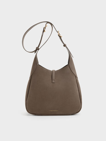 Adalyn Hobo Bag, Stone Grey, hi-res