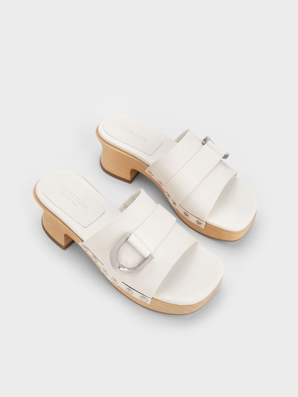 Leather clog best sale sandals