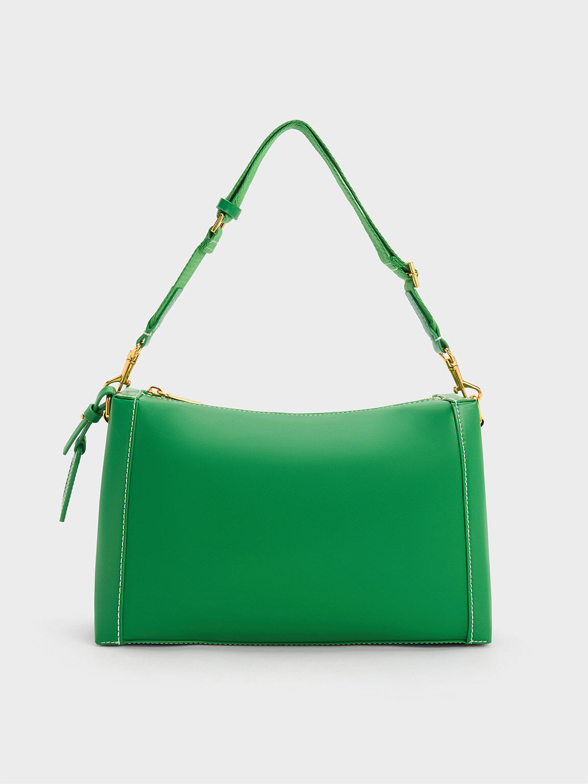 Cordele Slouchy Shoulder Bag, Green, hi-res