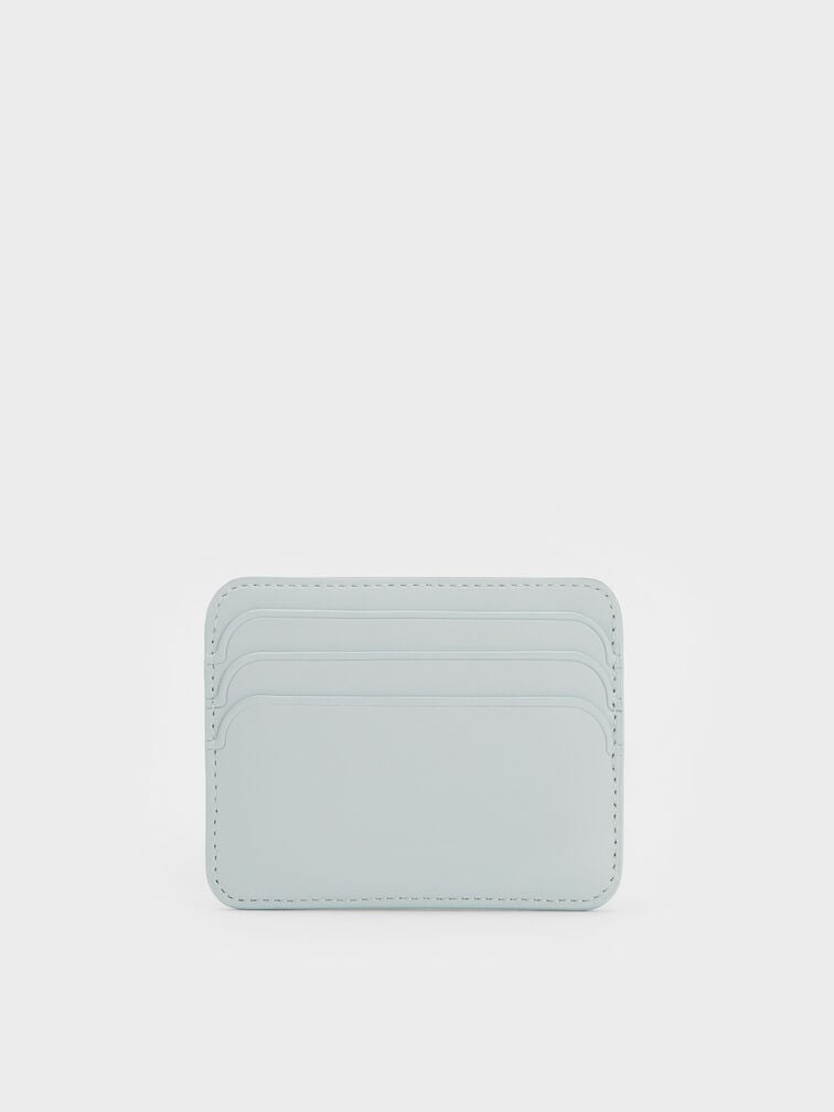 Cleo Quilted Card Holder, Sea Salt Blue, hi-res