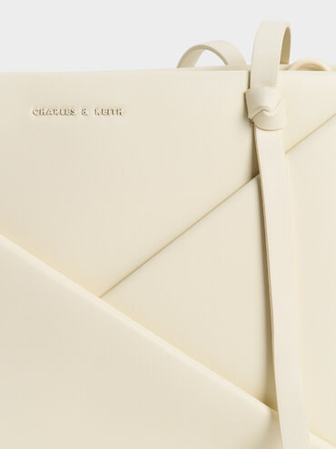 Midori Geometric Tote Bag, Cream, hi-res