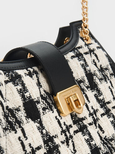 Cressida Tweed Trapeze Chain Bag, Multi, hi-res