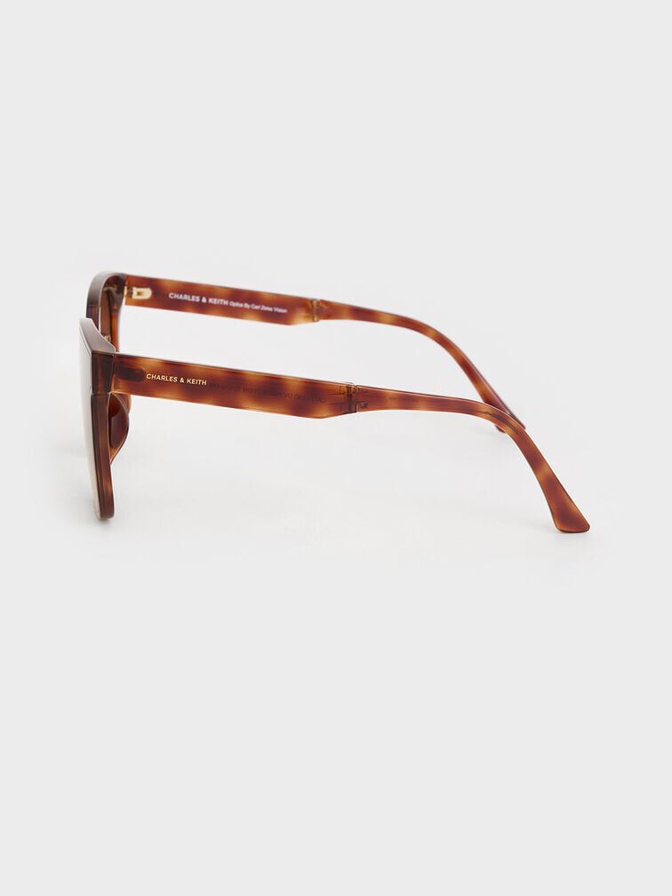 Brea Tortoiseshell Foldable Sunglasses, T. Shell, hi-res