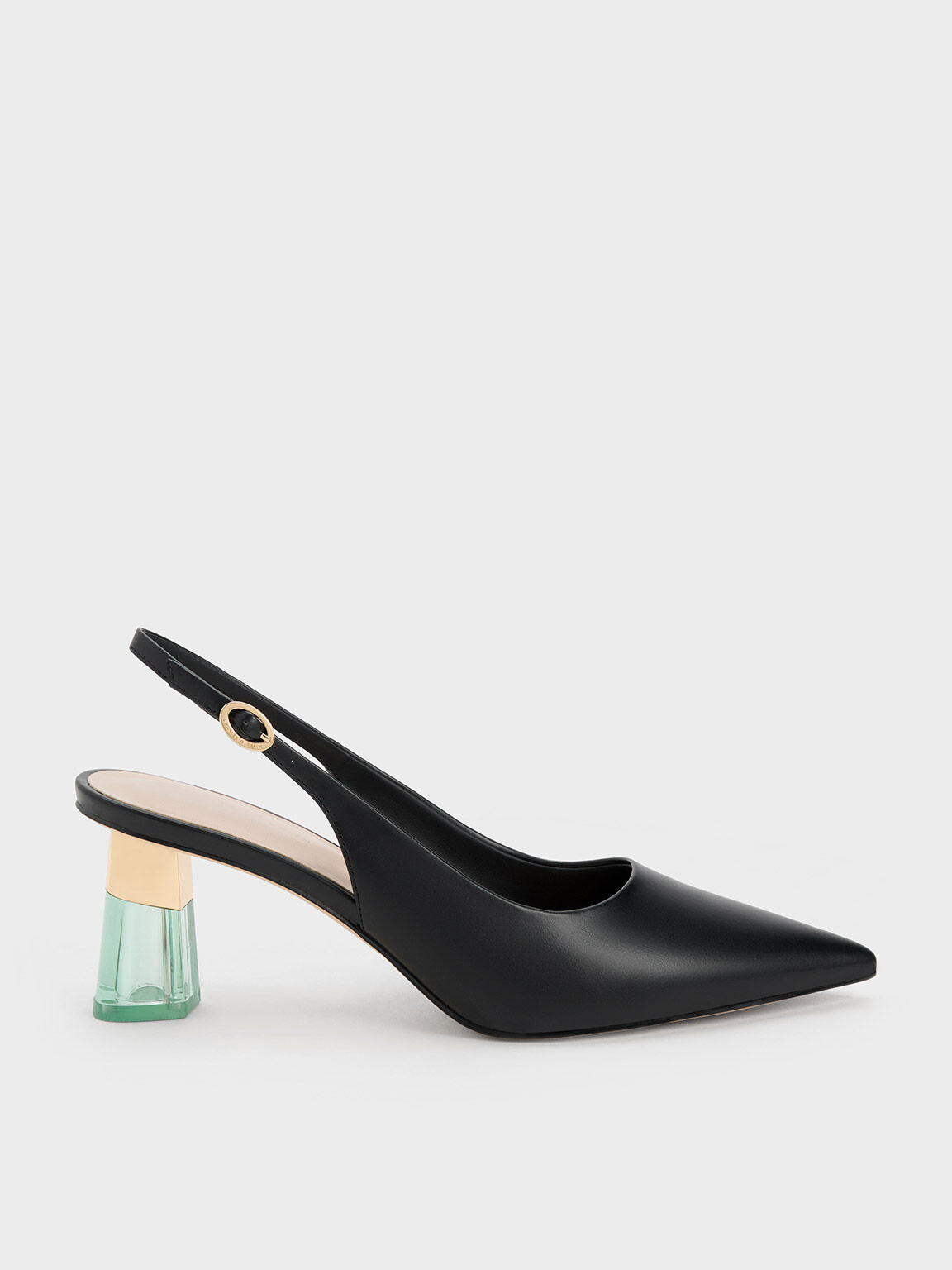 Block heel slingback shoes new arrivals