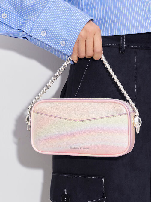 Cayce Swirl-Print Boxy Crossbody Bag, Pearl, hi-res