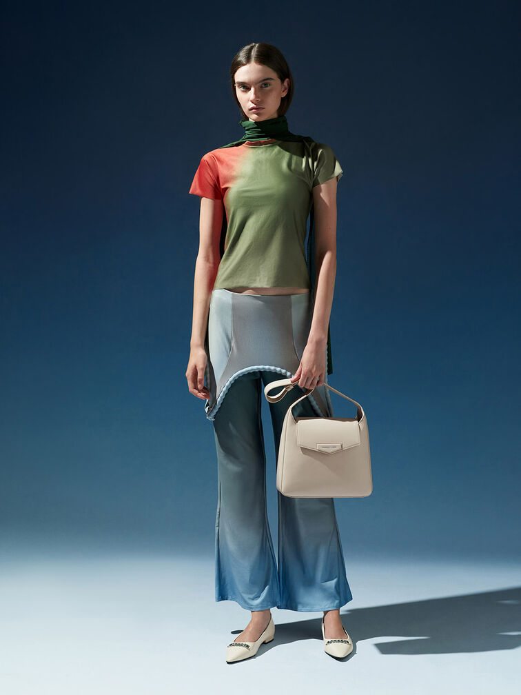 Adelie Envelope Shoulder Bag, Oat, hi-res