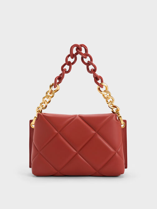 Quilted Bags, Chain-Handle Shoulder Bags & Wallets, CHARLES & KEITH