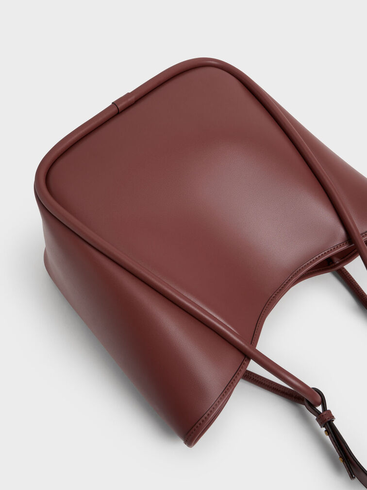 Large Slouchy Tote Bag, Chocolate, hi-res