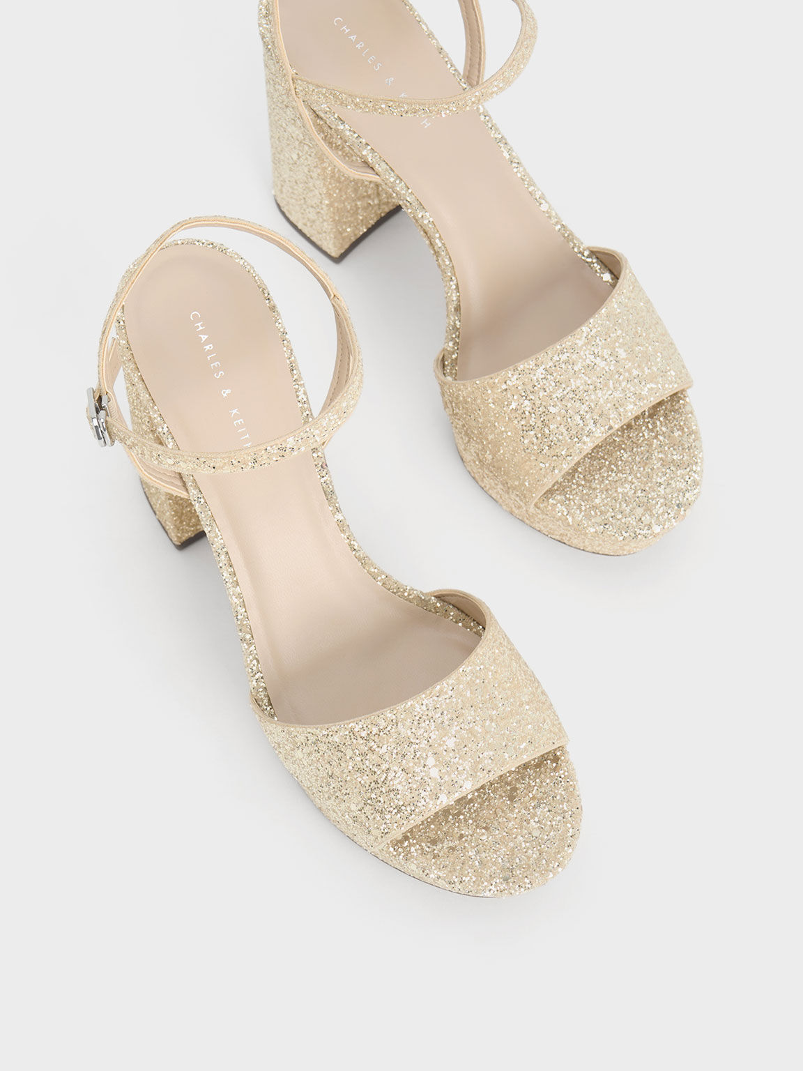 One strap top platform sandals