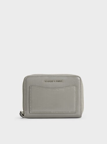 Xylia Zip-Around Wallet, Grey, hi-res