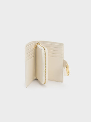 Daki Belted Wallet, Cream, hi-res