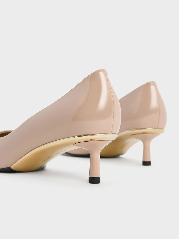 Patent
Pointed-Toe Kitten Heel Pumps, Nude, hi-res