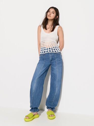 Nuala Ruched Flatforms, Lime, hi-res