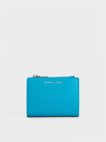 Harmonee Top Zip Small Wallet, Ocean, hi-res