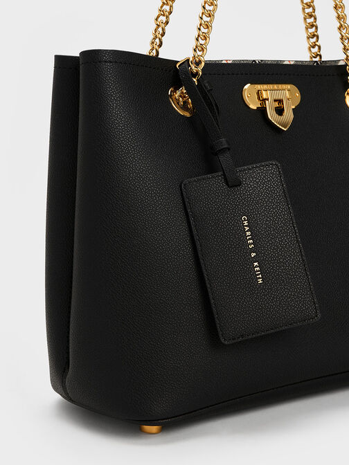 Alcott Tote Bag, Black, hi-res