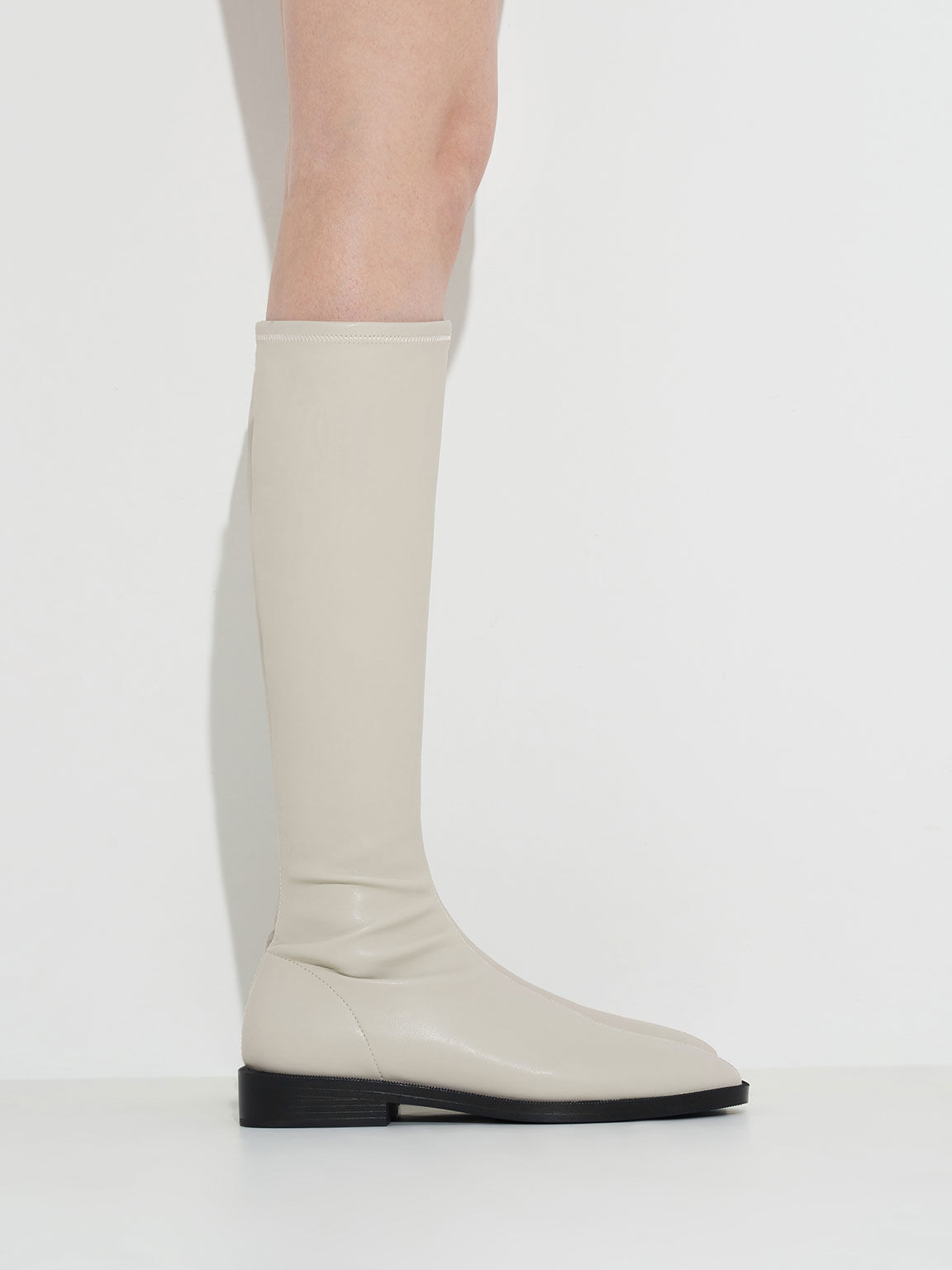 White cream boots store