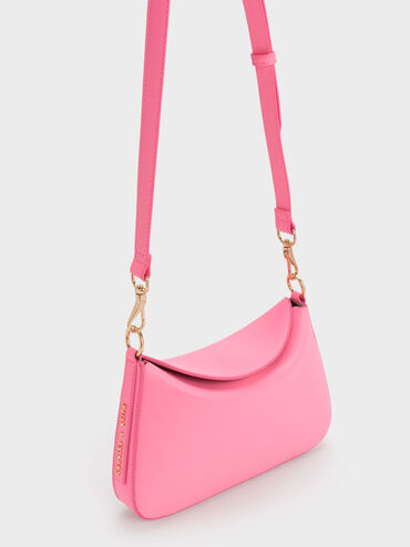 Catena Chain-Handle Bag, Pink, hi-res