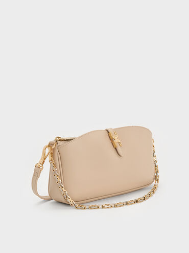 Adalyn Chain Shoulder Bag, Dusted Oat, hi-res