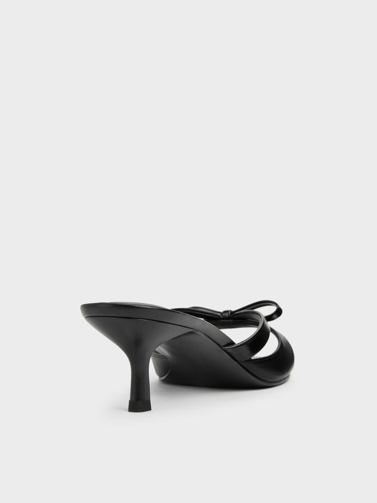 Kaleen Kitten-Heel Mules, Black, hi-res