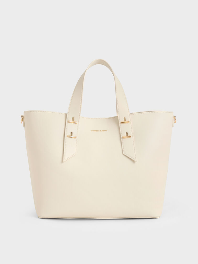 Shania Tote Bag, Cream, hi-res