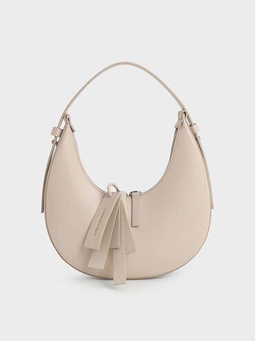Carey Crescent Hobo Bag, Oat, hi-res