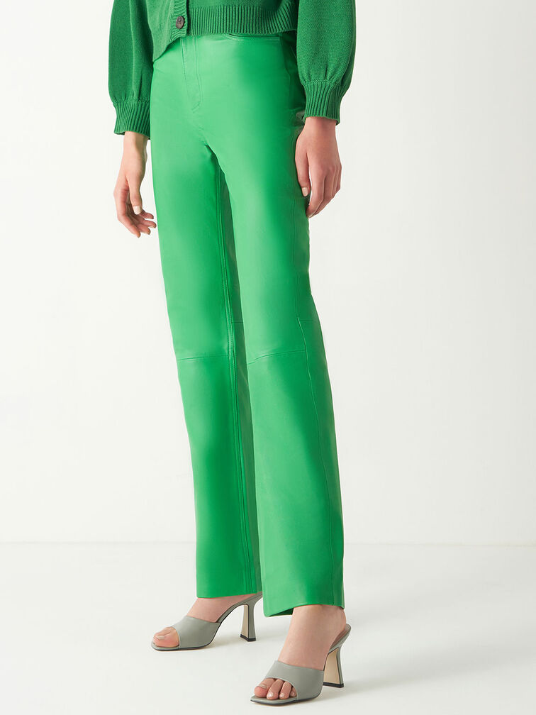 Square Toe Heeled Mules, Sage Green, hi-res