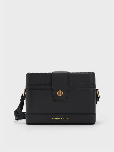 Bronte Boxy Crossbody Bag, Black, hi-res