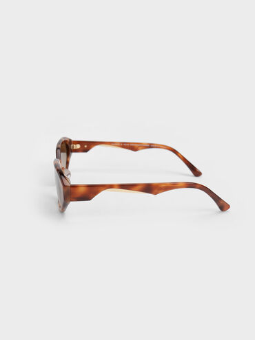 Acetate Oval Sunglasses, T. Shell, hi-res