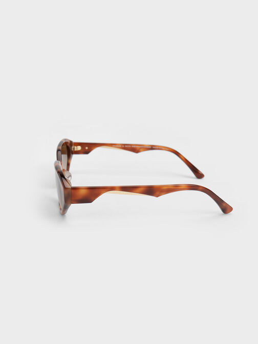 Acetate Oval Sunglasses, T. Shell, hi-res