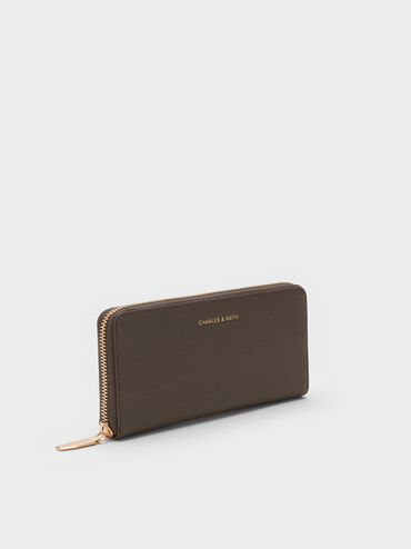 Dulcie Zip-Around Long Wallet, Dark Moss, hi-res
