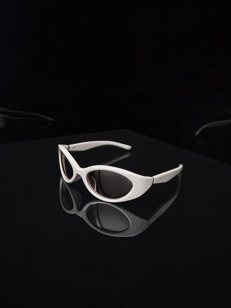 Eden Oval Sports Sunglasses, Chalk, hi-res