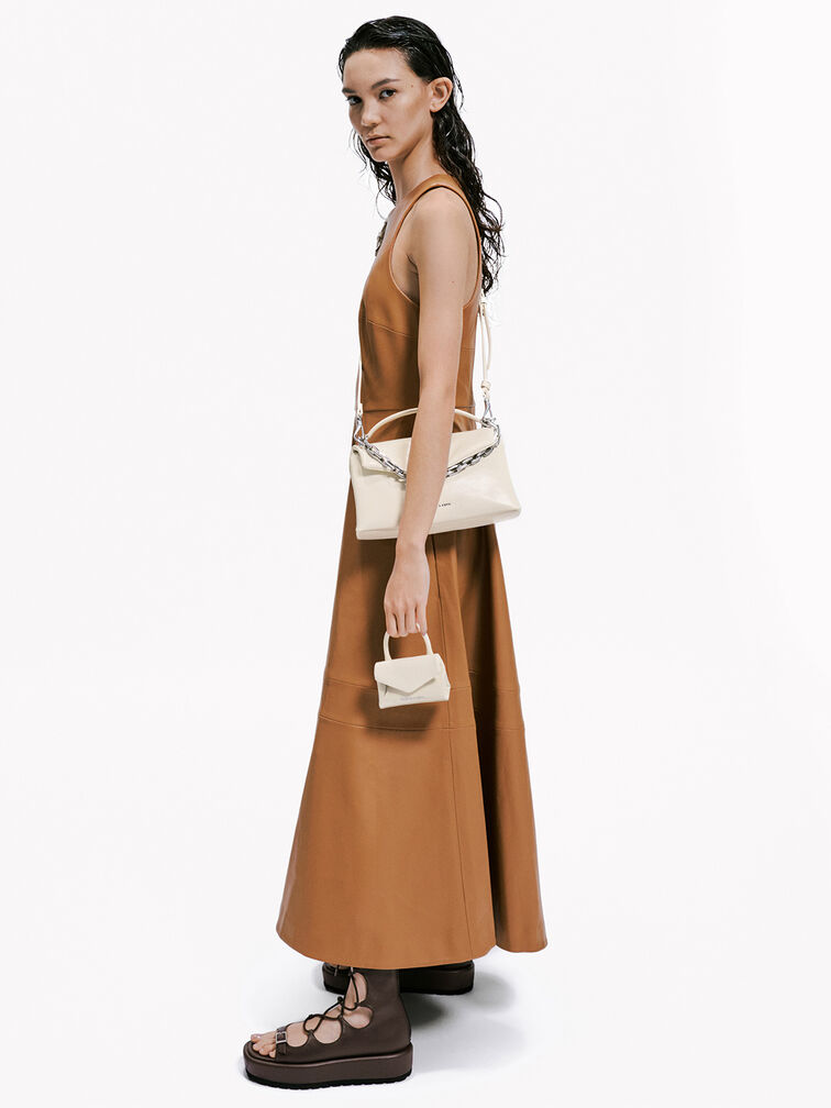 Andromeda Micro Bag Charm, Cream, hi-res