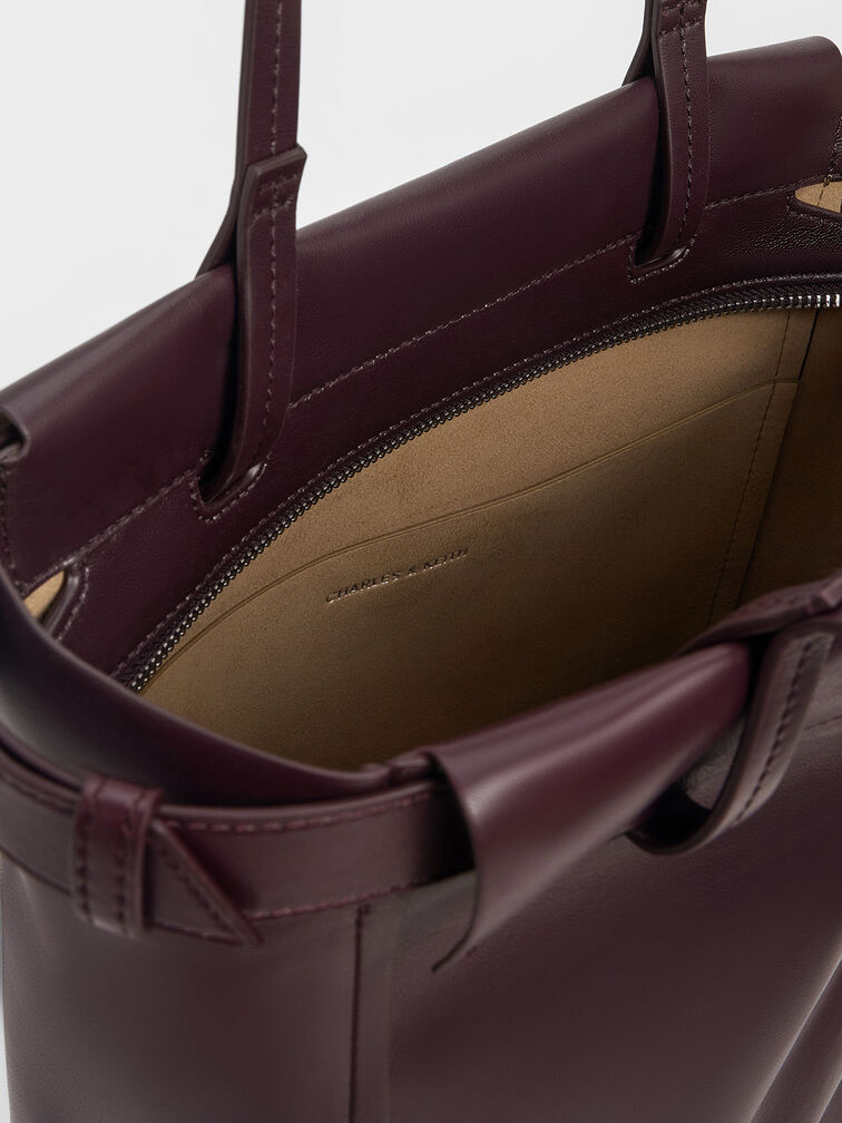 Ellis Tote Bag, Plum, hi-res