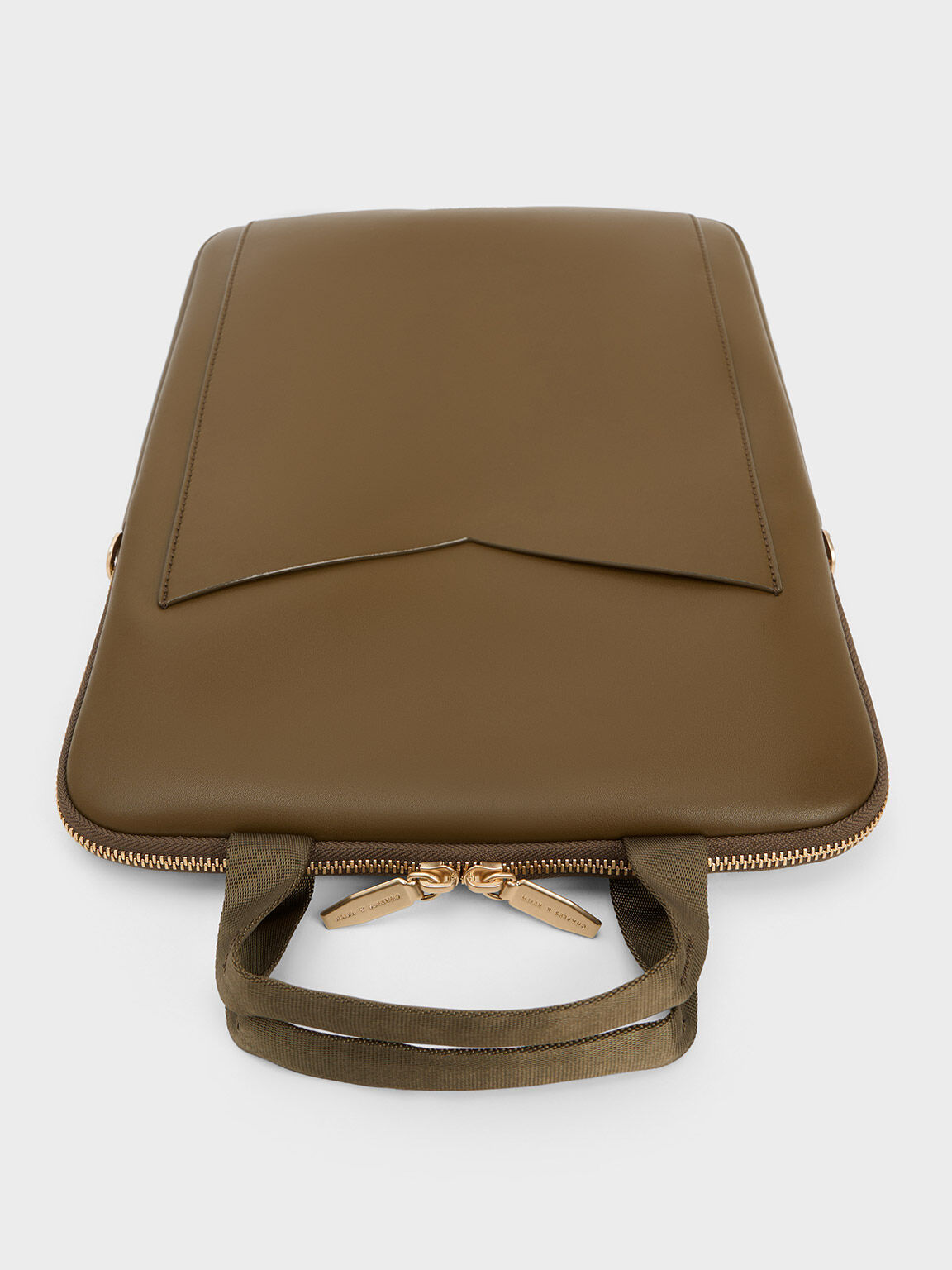 Khaki Gaia Laptop Bag CHARLES KEITH IN