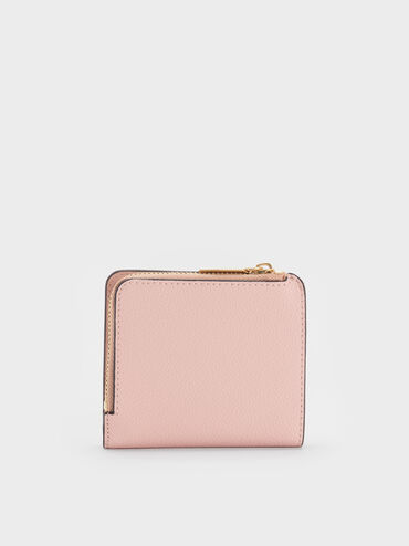 Keely Top Zip Small Wallet, Light Pink, hi-res