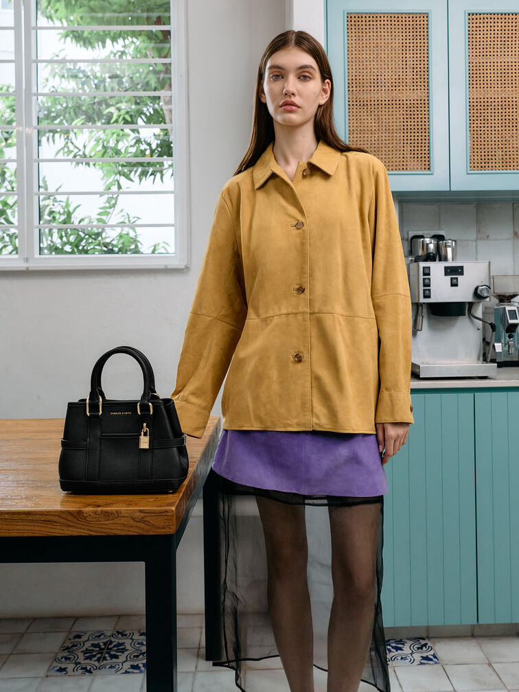 Mini Scottie Tote Bag, Black, hi-res