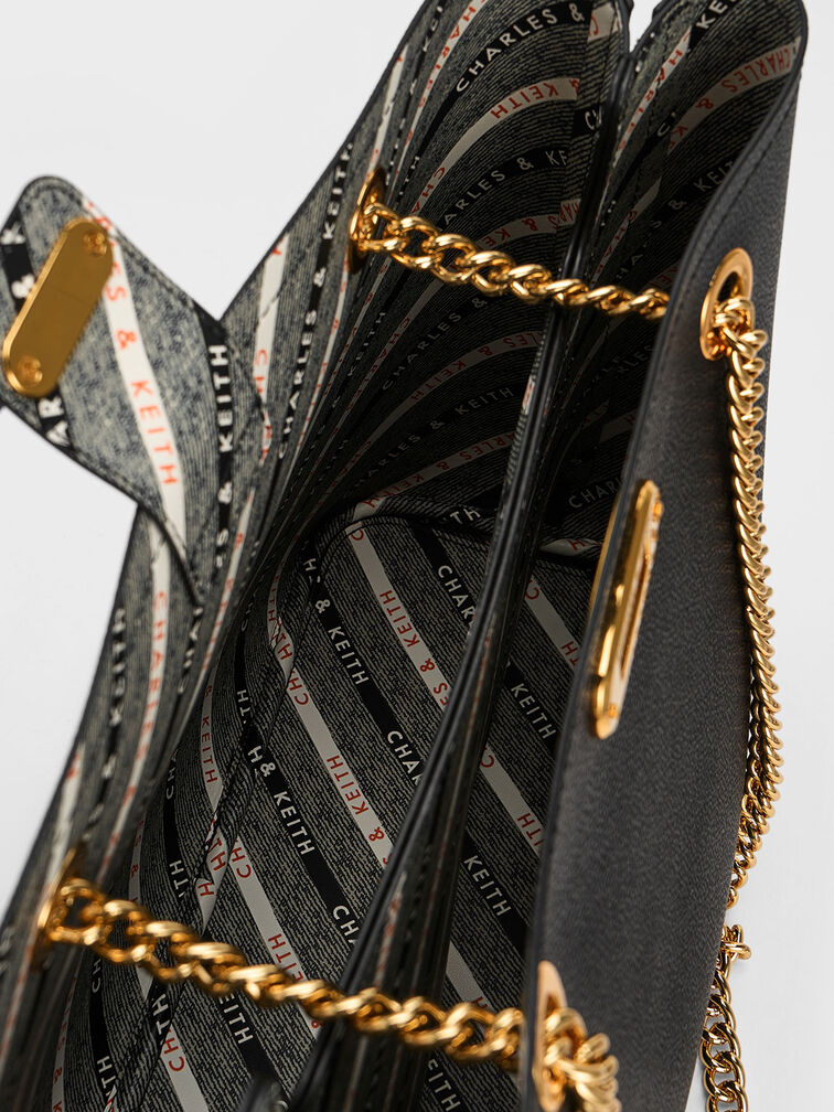 Alcott Tote Bag, Black, hi-res