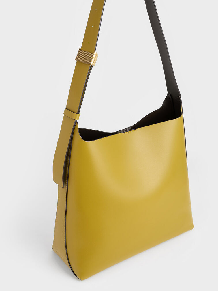 Edna Tote Bag, Mustard, hi-res