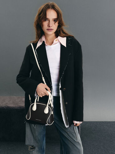 Nelly Two-Tone Bowling Bag, Multi, hi-res